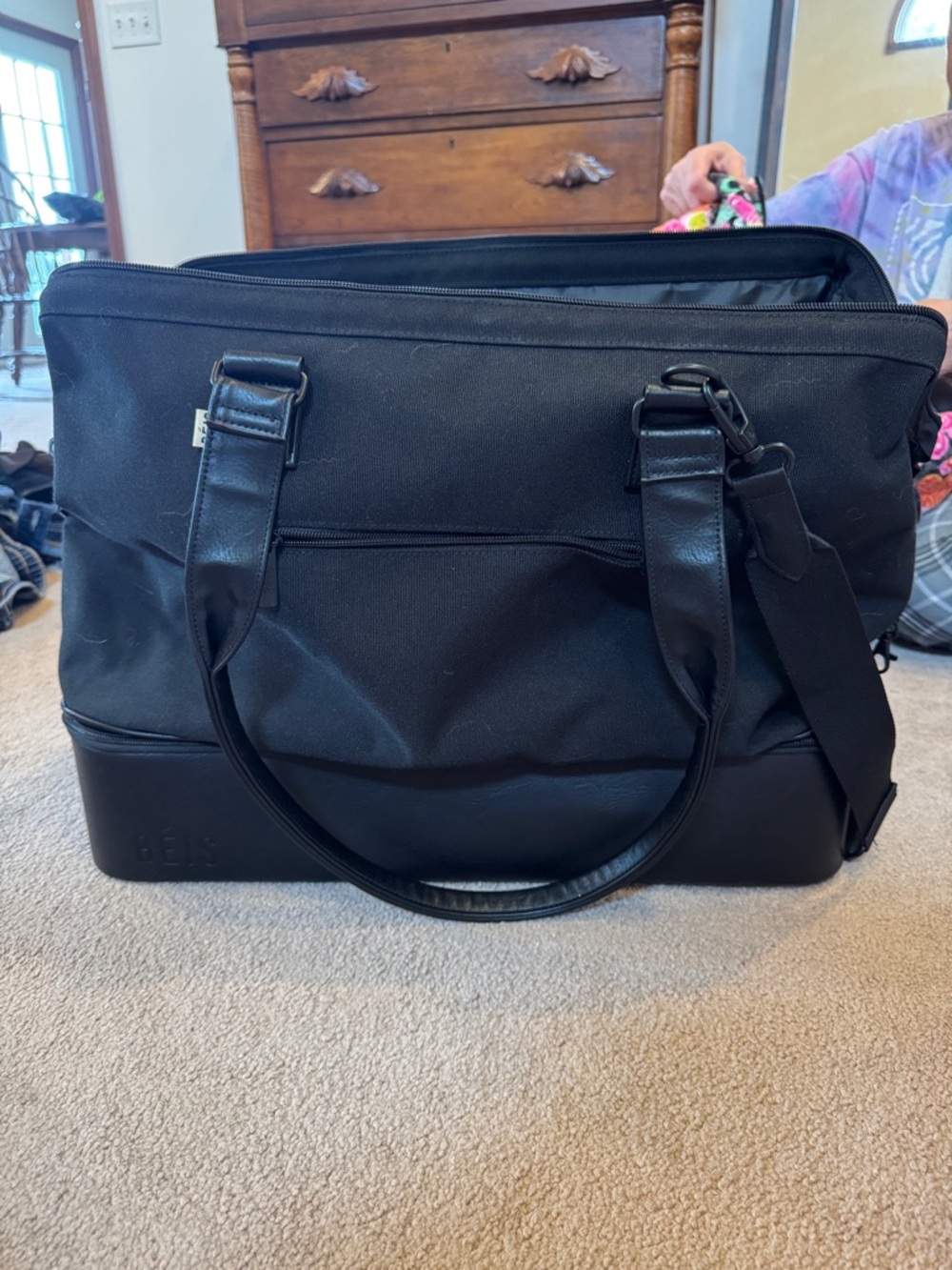 BEIS Black Weekender